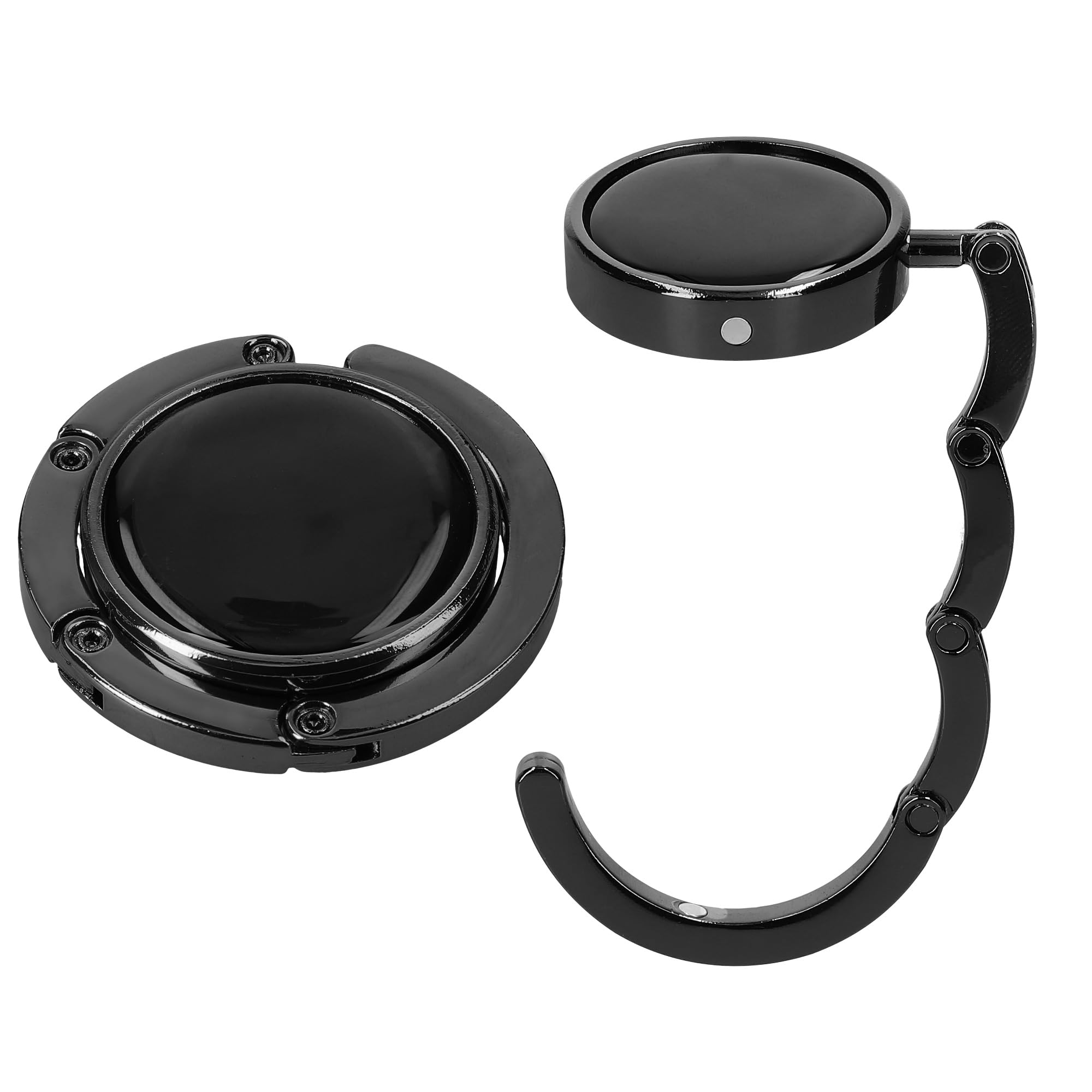 kwmobile Purse Hanger for Table (Set of 2) - Foldable Handbag Hook - Portable Purse Holder for Restaurants, Bars & Travel - Durable Table Bag Hook for Women's Purses & Totes