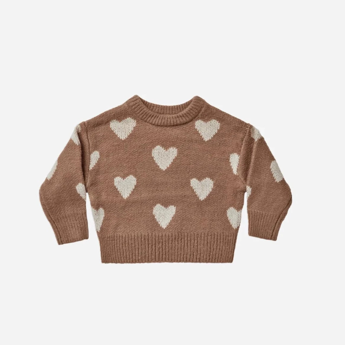 Rylee + Cru Mocha Knit Pullover for Kids - Soft & Cozy Sweater Size 4-5 - Perfect for Fall & Winter Outfits, School, and Playdates