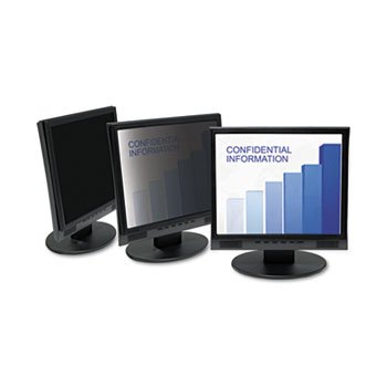 3M Privacy Filter for 17 Inch LCD Desktop Monitors - Anti-Glare Screen Protector for Office, Banking & Confidential Workspaces