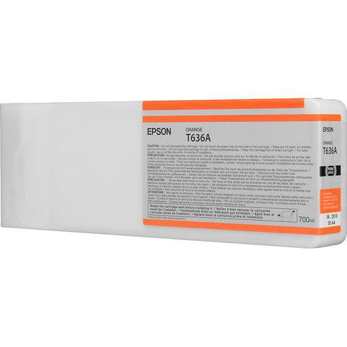 Epson T636A00 700ml Ultrachrome HDR Ink Cartridge for Epson SureColor P7000/P9000 Printers - High-Quality Orange Ink for Fine Art Photography & Professional Printing