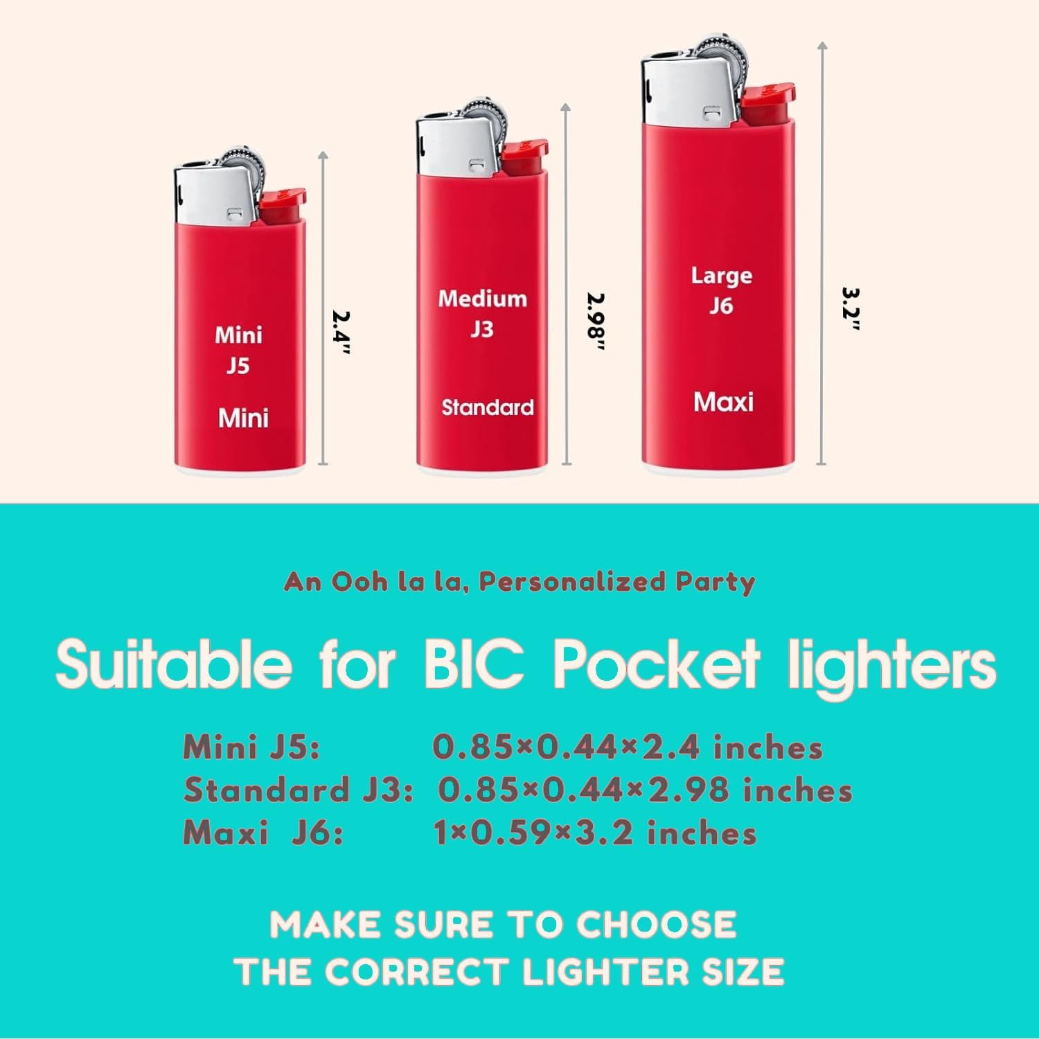 Custom Photo Lighter Stickers - Wedding & Corporate Gifts for Events