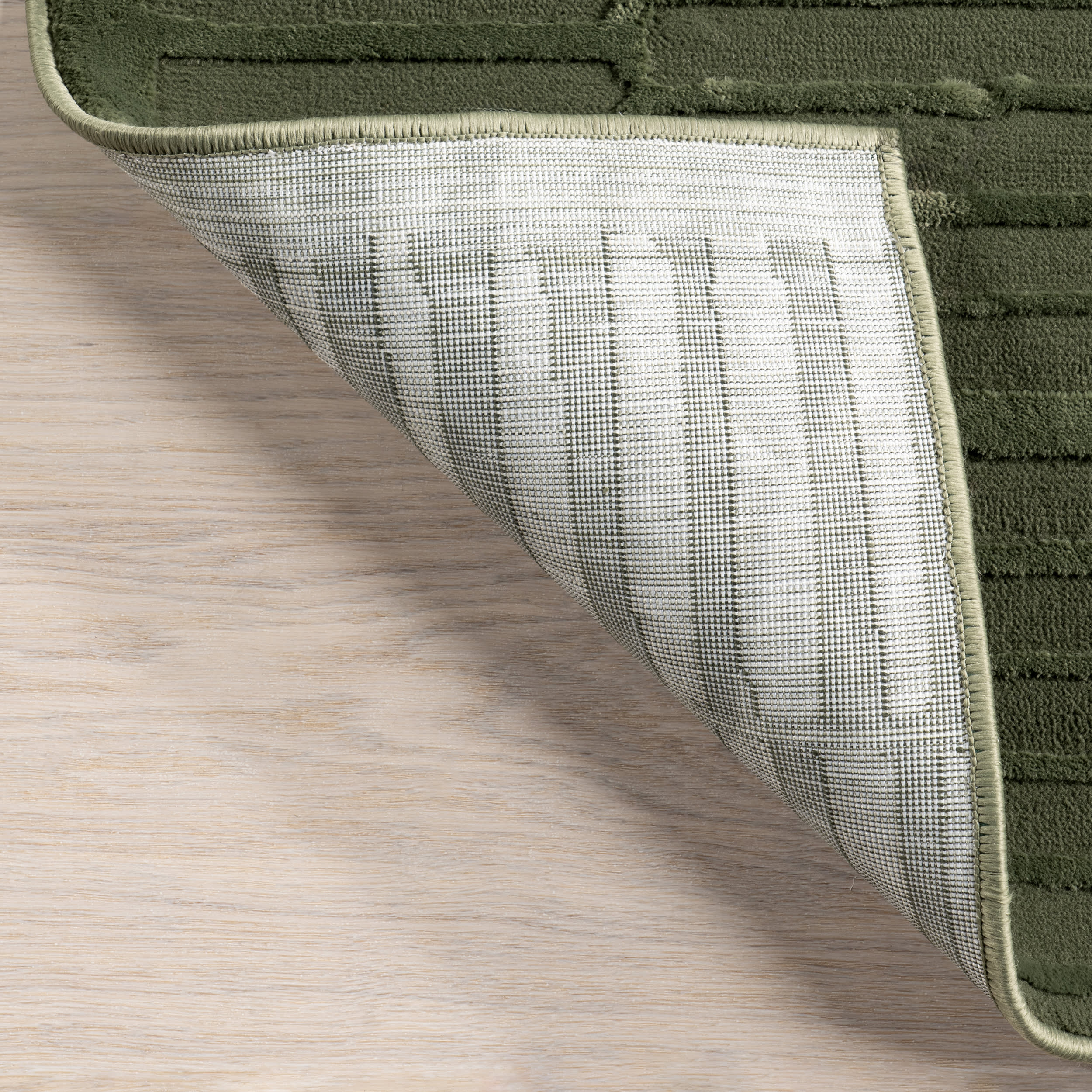 Cranbury Plush Textured Washable Rug - Soft Green Area Rug for Living Room, Bedroom & Nursery | Machine Washable & Stain Resistant