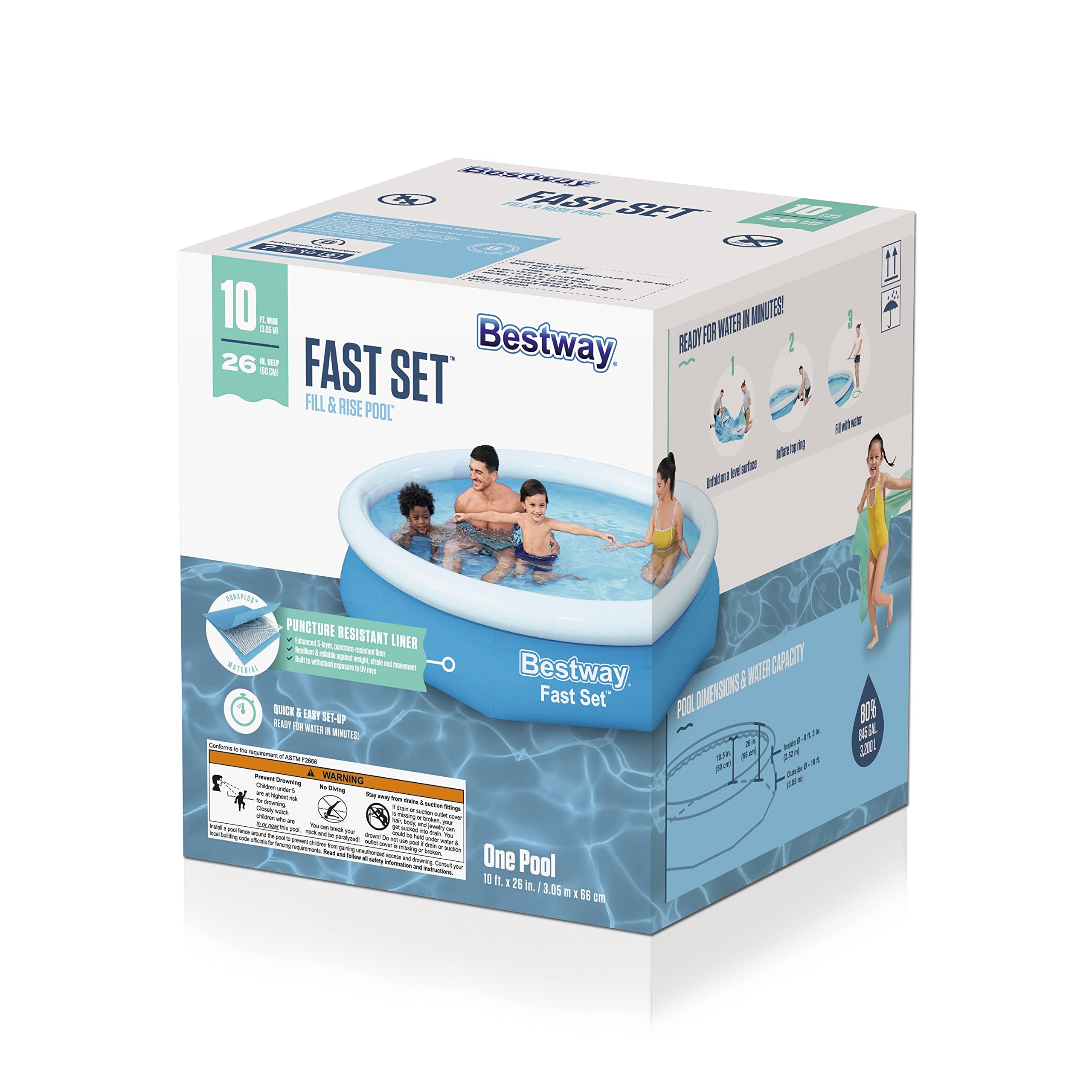 Bestway Fast Set 10' x 26