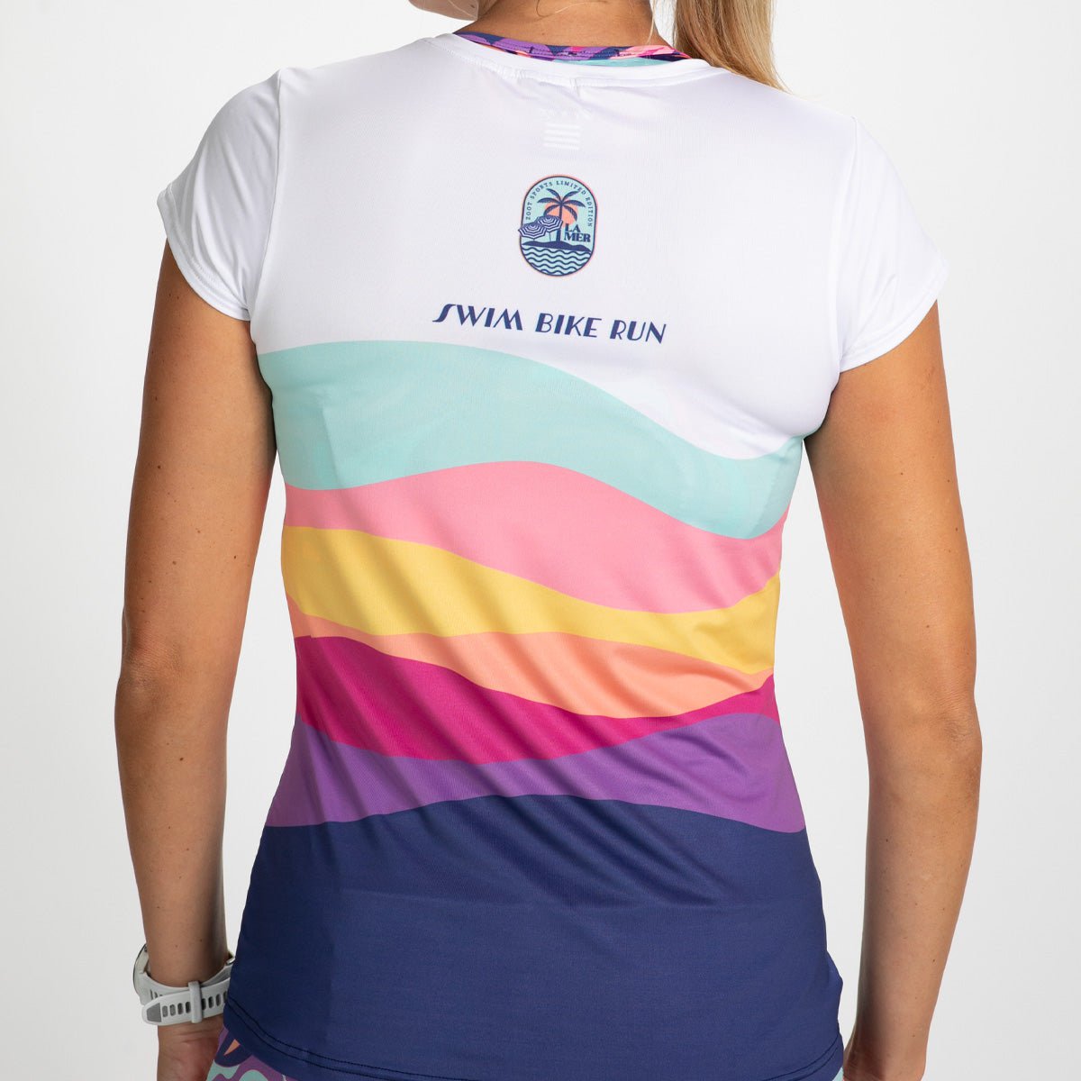Limited Edition Women's Running Tee by La Mer - Lightweight & Breathable for Workouts, Jogging & Active Lifestyle