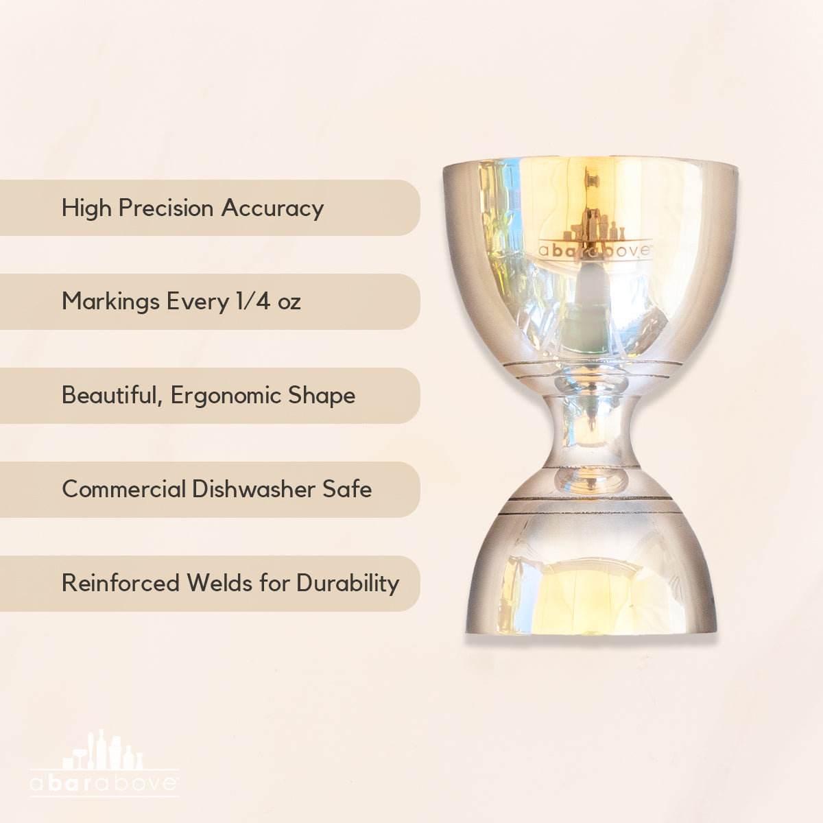 Premium Gold Bell Jigger - Professional Cocktail Mixing Tool for Bartenders - Perfect for Mojitos, Martinis, and Craft Cocktails at Home Bars & Parties
