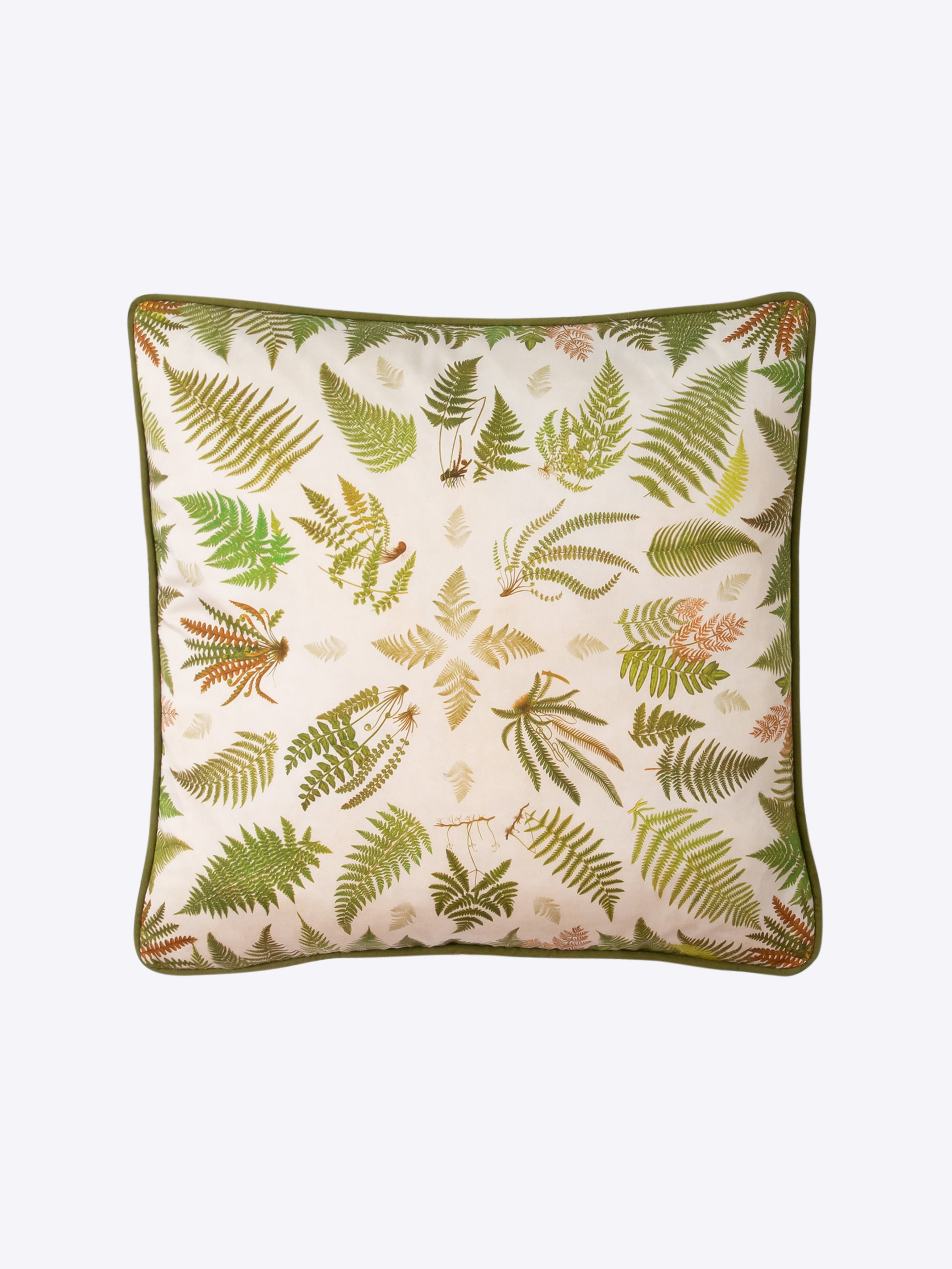 Organic Fern Cushion - Eco-Friendly Plant-Based Pillow for Sofa, Bed & Home Decor - Perfect for Living Room, Nursery & Meditation Spaces