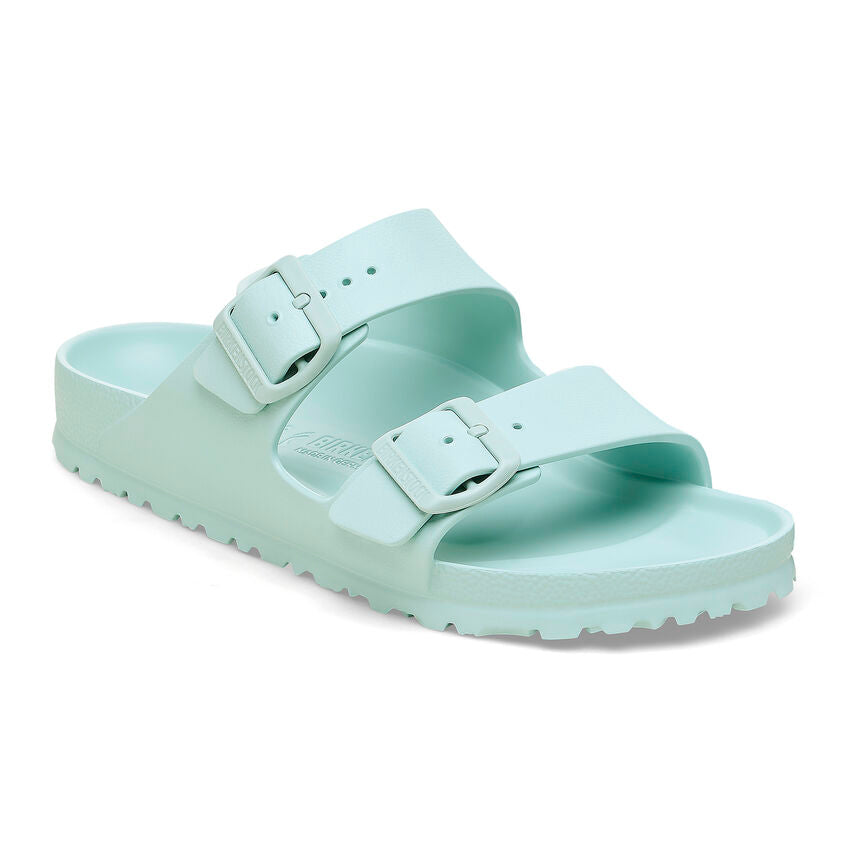 Birkenstock Women's Arizona EVA Essentials Sandal | Comfortable Slide Sandals for Women | Surf Green | Beach, Pool & Summer Outdoor Wear