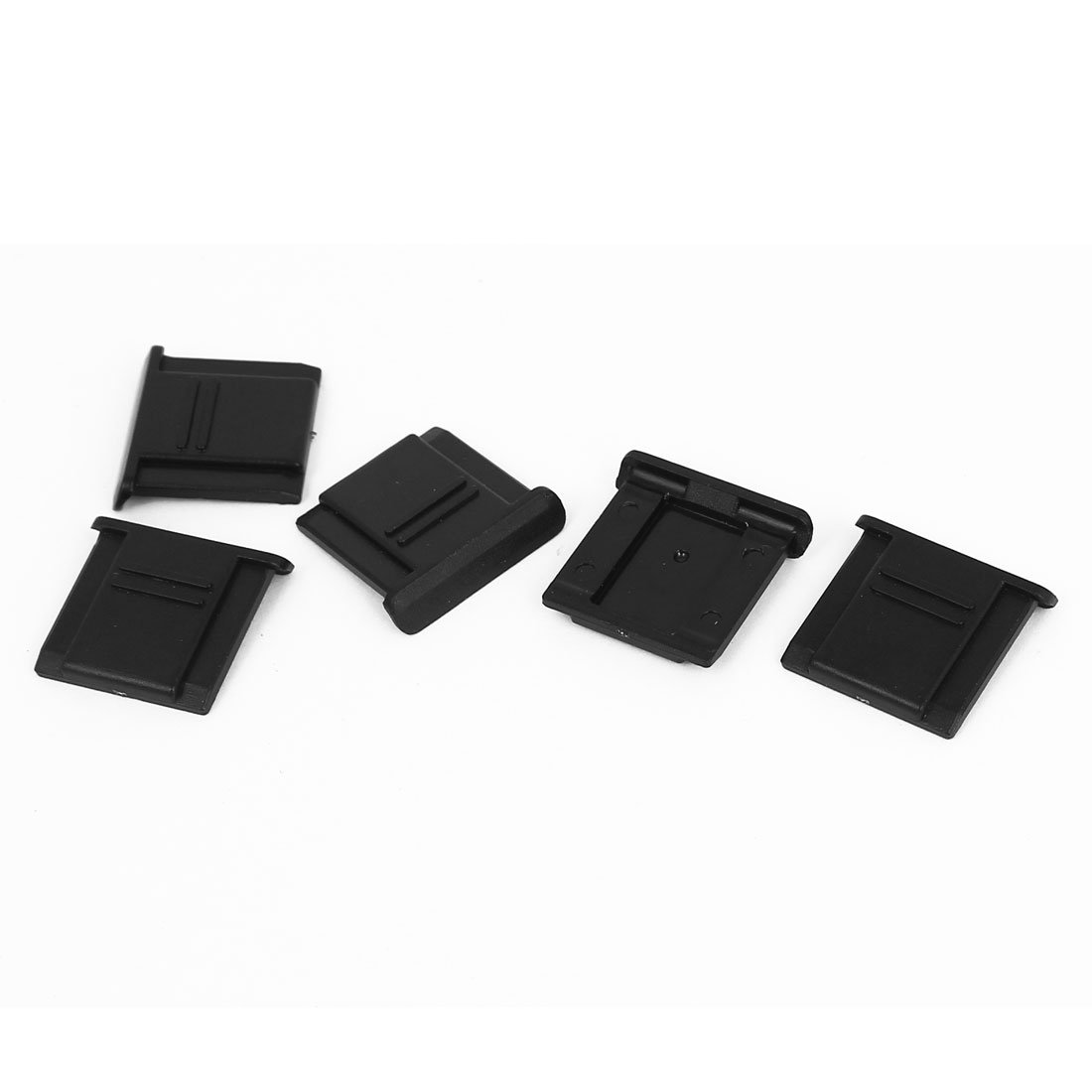 5-Pack Universal Camera Hot Shoe Cover Protector - Black Plastic Dust Cap for DSLR/SLR Cameras | Perfect for Outdoor Photography & Equipment Protection