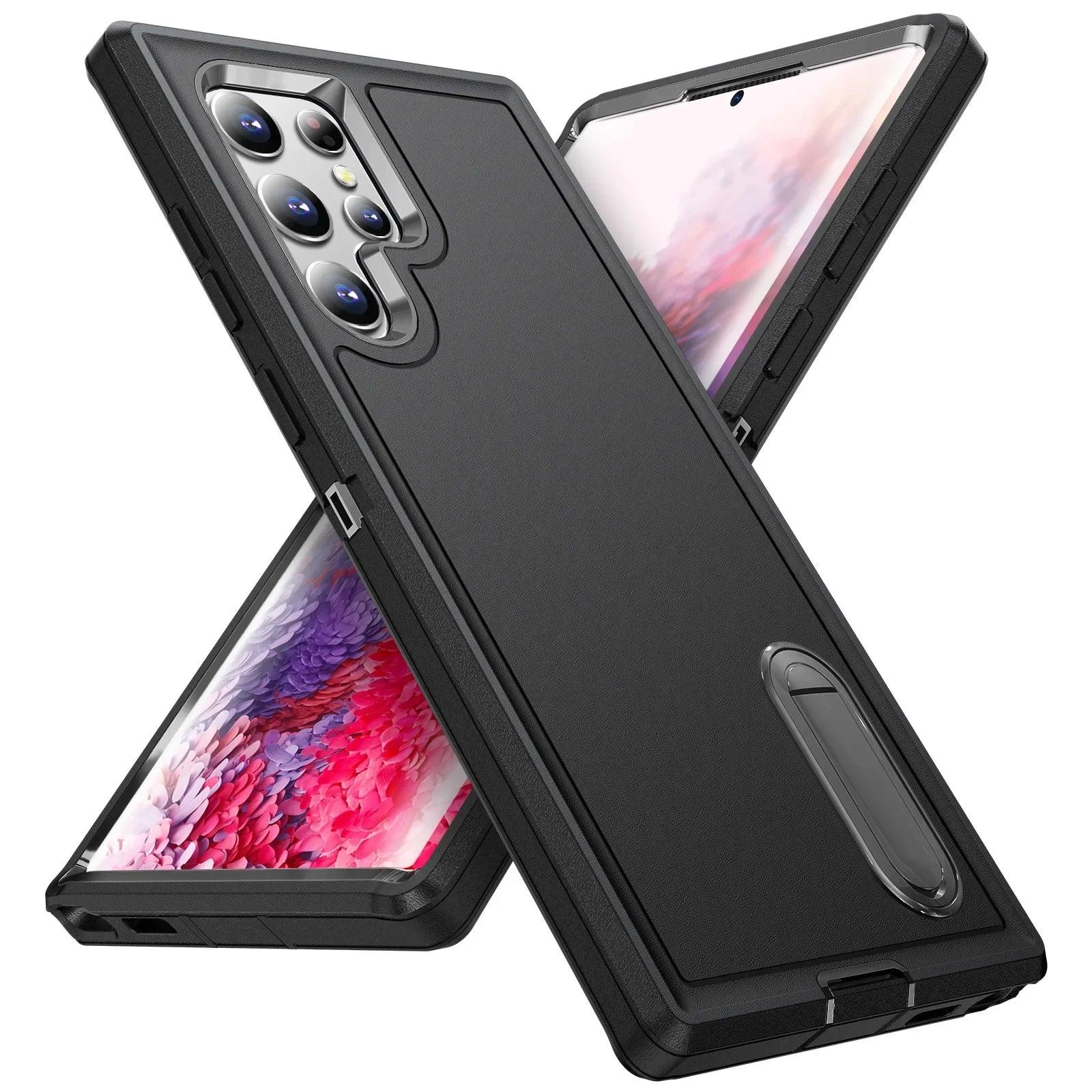 Samsung Galaxy S24 Ultra Rugged Shockproof Case - Heavy Duty Protection for Drops & Bumps - Perfect for Outdoor Adventures, Construction Work & Extreme Sports