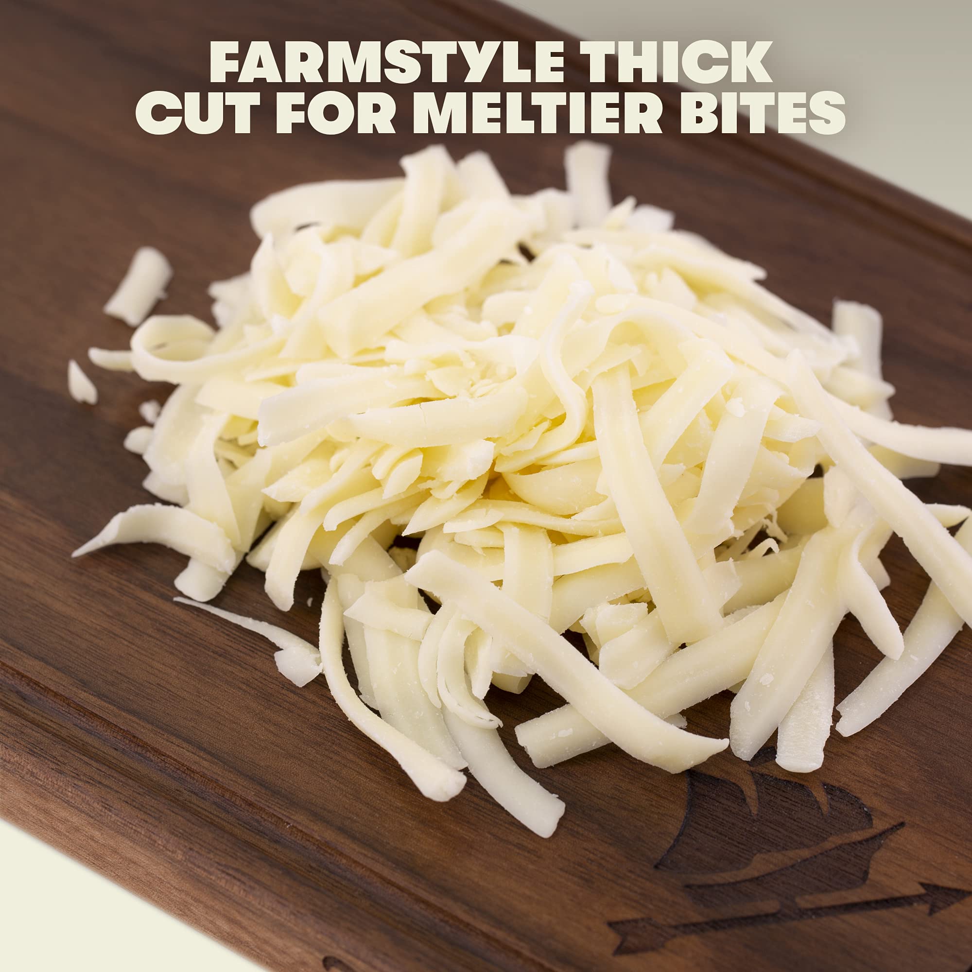 Tillamook Mozzarella Shredded Cheese 8 oz - Fresh Italian Style Cheese for Pizza, Pasta & Salads - Resealable Bag (Packaging May Vary)