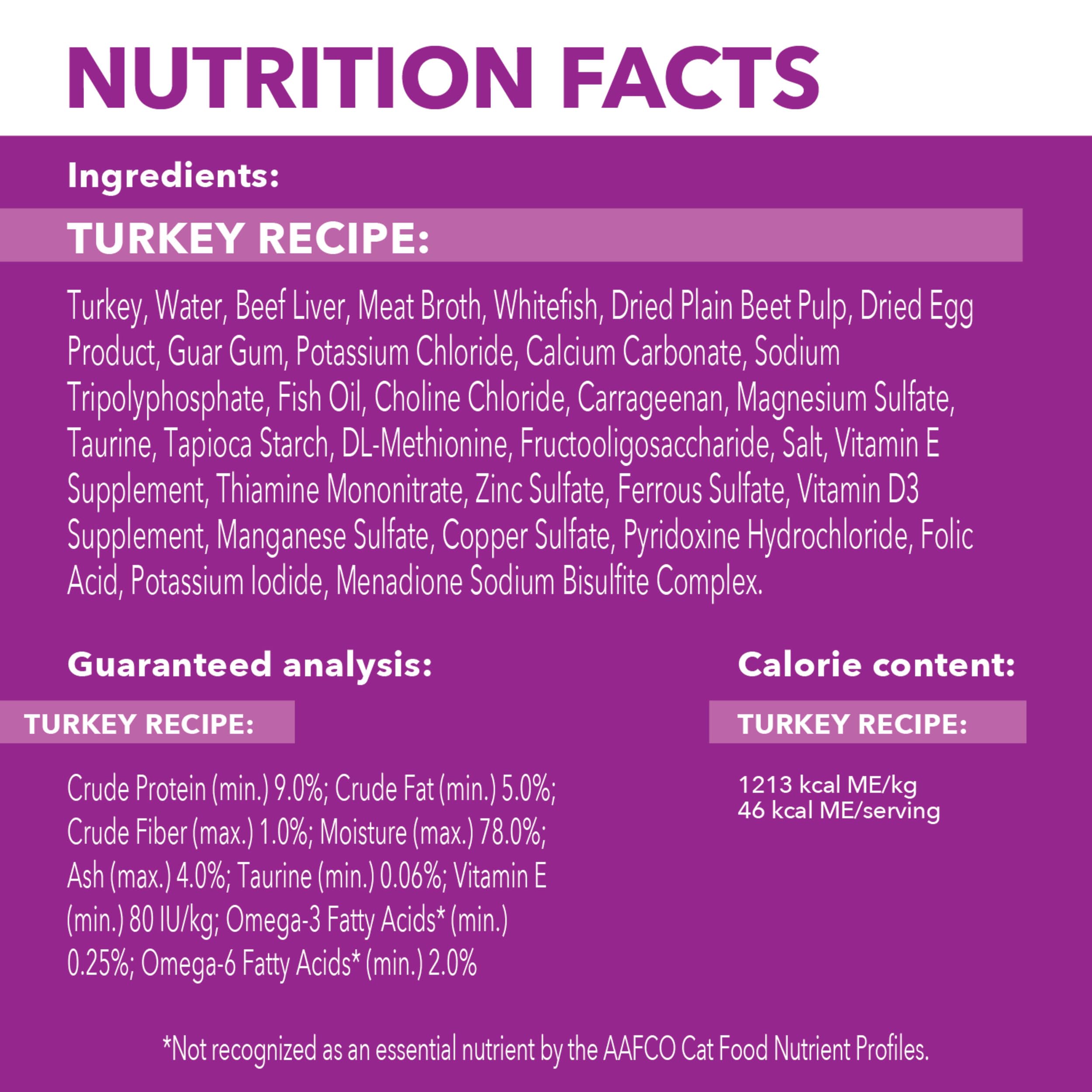 Iams Perfect Portions Sensitive Digestion & Skin Adult Wet Cat Food Paté - Turkey Recipe, 2.6 oz Easy Peel Twin-Pack Trays (24 Count, 48 Servings) | Digestive Health & Skin Care Cat Food for Sensitive Stomach | Perfect for Daily Meals & Weight Management