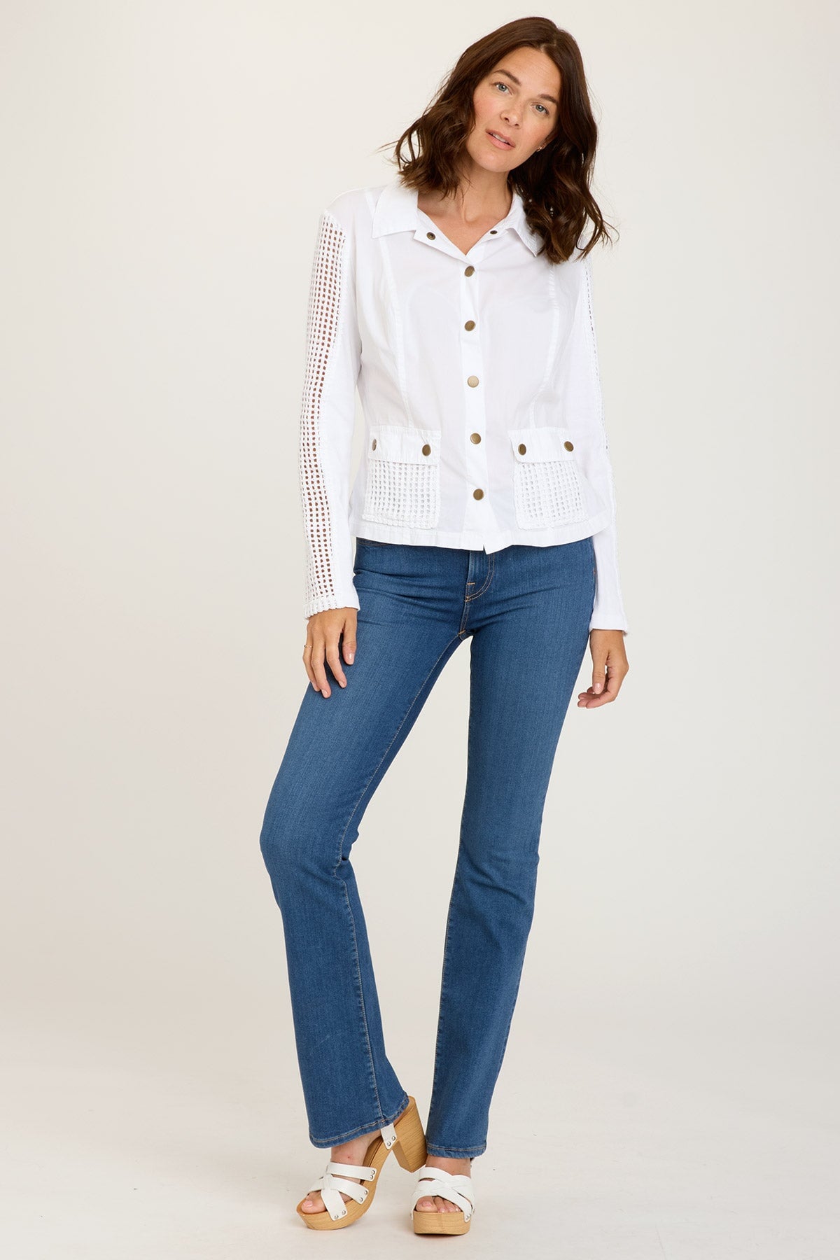 Danica Jacket for Women - White Winter Coat, Lightweight Waterproof Windbreaker, Perfect for Outdoor Activities & Travel