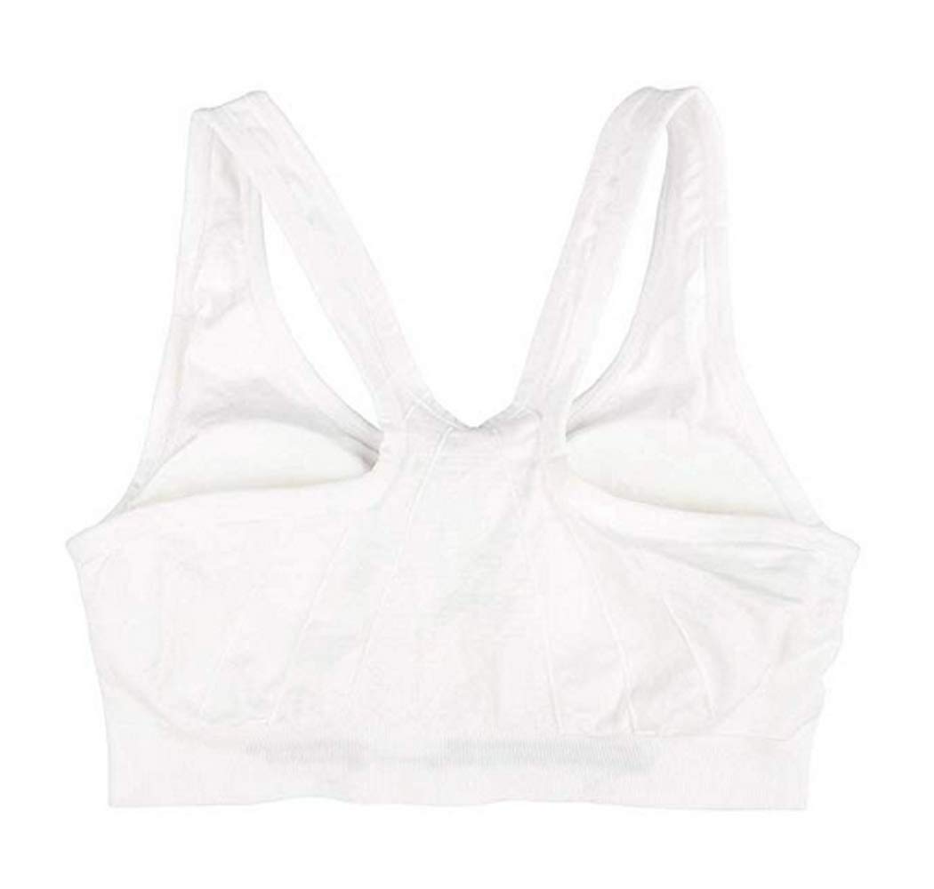 2 Pack Seamless Women's Zip Front Sports Bra - High Impact Support, Wireless Post-Surgery Bra for Yoga, Running & Active Lifestyle - Perfect for Gym, Workouts & Daily Comfort
