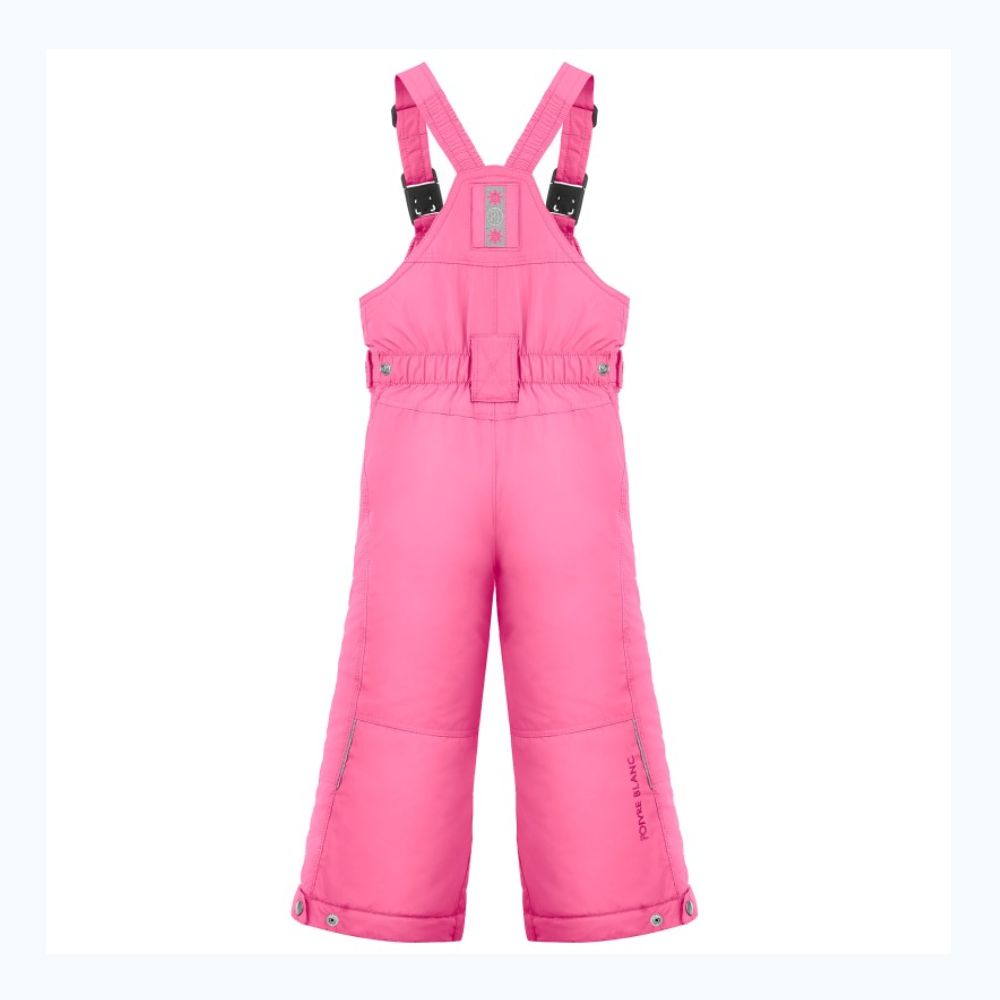 White Pepper Girls' Waterproof Ski Bib Pants - Lolly Pink for Toddlers 2-3 Years | Warm Winter Snow Pants for Outdoor Play & Skiing Adventures
