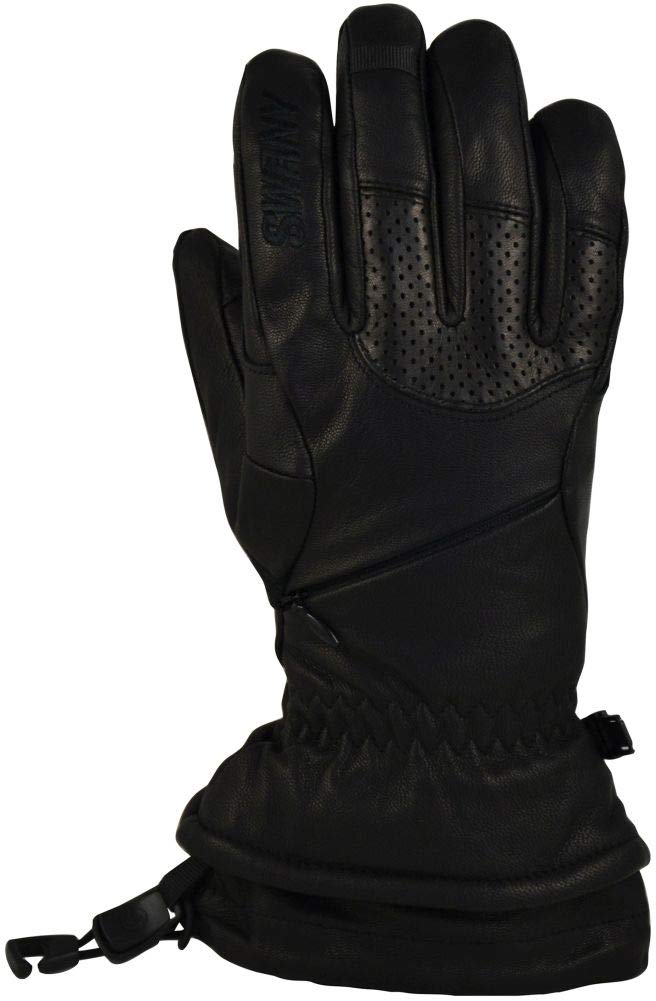 Swany Hawk Glove - Men's Winter Gloves, Black, Large Size - Perfect for Skiing, Snowboarding & Outdoor Activities