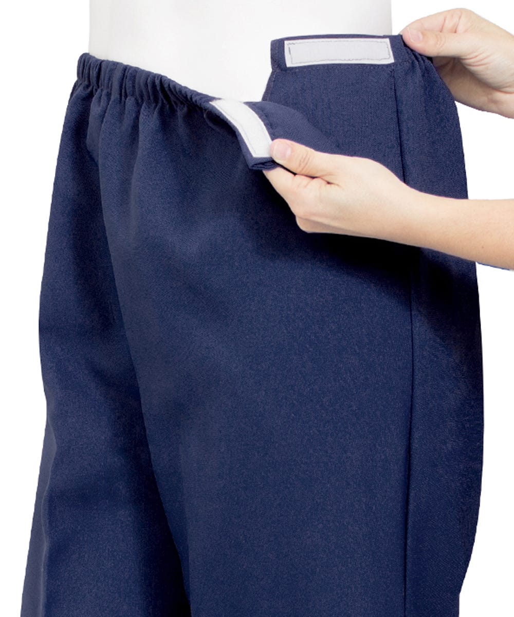 Women's Soft Knit Easy Access Pants with Self-Dressing Feature - Comfortable Stretch Lounge Pants for Elderly & Post-Surgery Care - Perfect for Home Recovery & Daily Comfort Wear