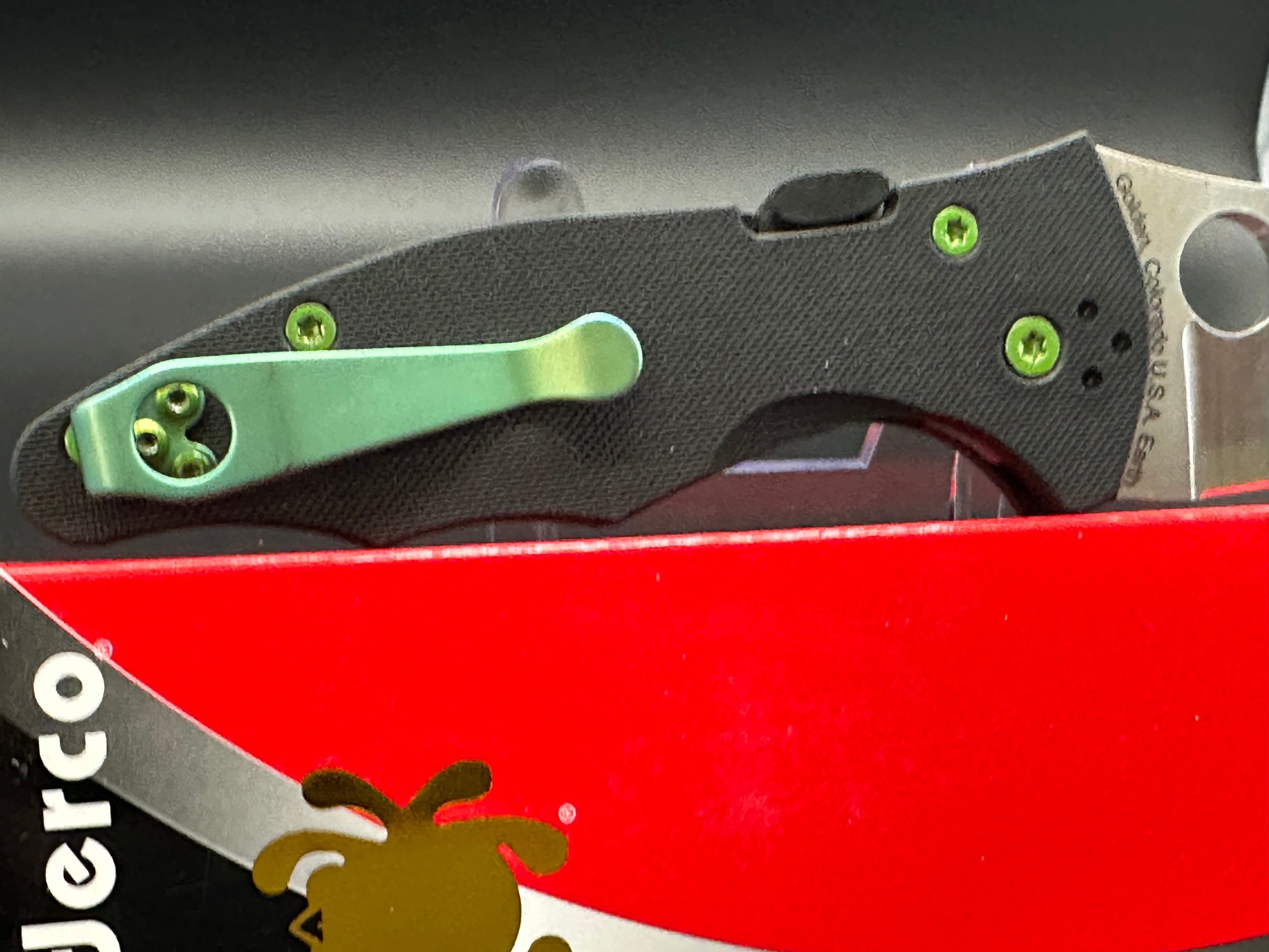 Spyderco Yojimbo 2 Folding Knife - Black G10 Handle, CPM-S30V Steel Blade - EDC, Outdoor, Tactical & Survival Knife for Camping, Hiking & Everyday Carry