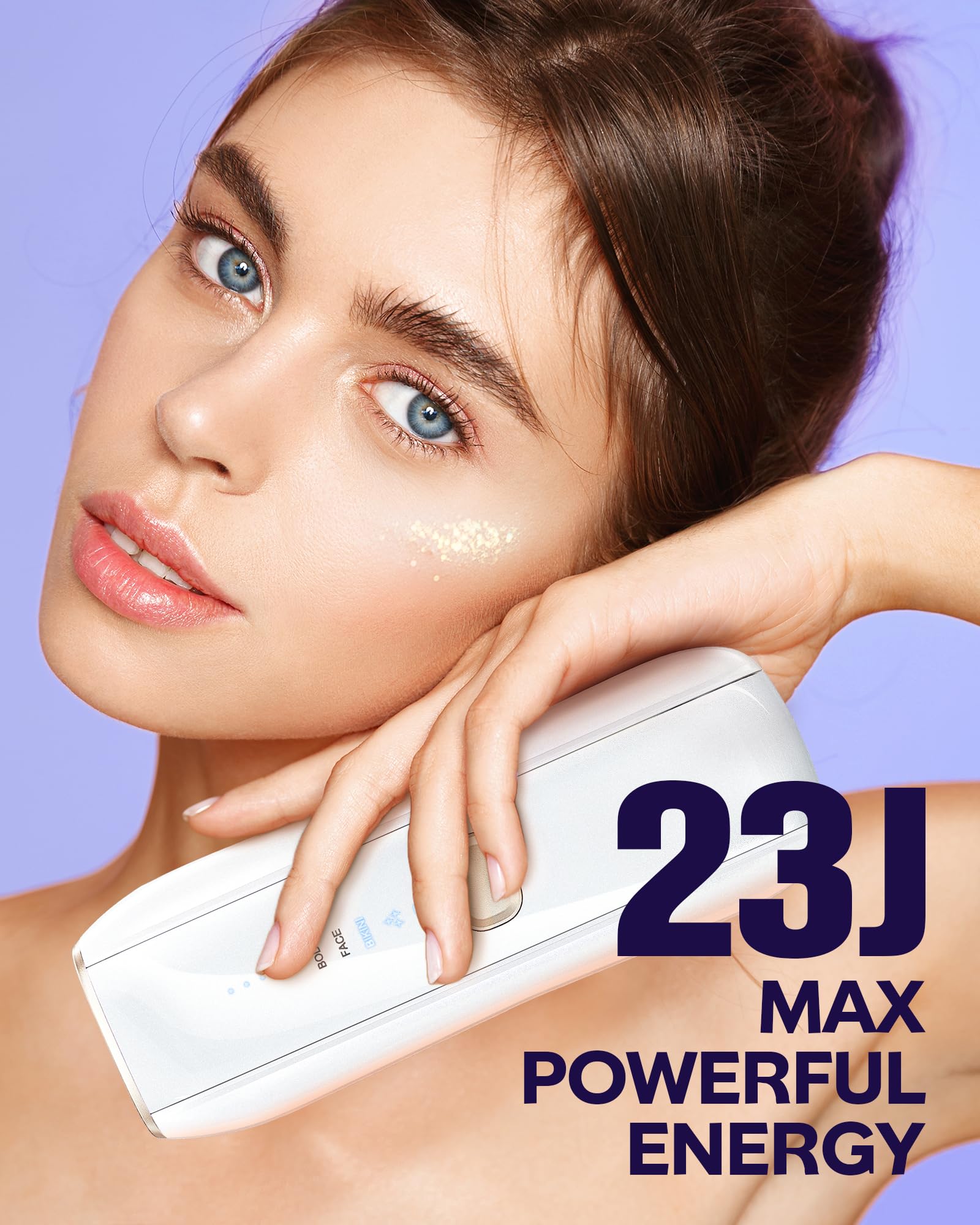 Ziska IPL Laser Hair Removal Device for Women & Men - Painless At-Home Hair Remover with Ice-Cooling System for Permanent Results - Perfect for Legs, Arms, Armpits & Bikini Line - Salon-Quality Hair Removal for Smooth Skin at Home