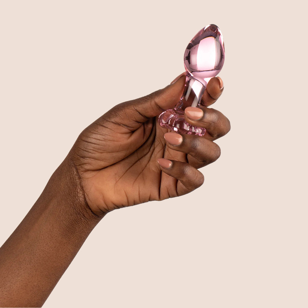Icicles No. 48 Glass Plug - Premium Glass Body Jewelry for Stretching & Piercing - Perfect for Ear Gauges, Septum & Body Modification