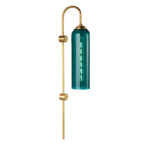 Gxswlaaa Modern Luxury Chandelier - Copper & Glass Wall Lamp for Living Room, Bedroom, Villa, Hotel, Bar - Scandinavian Nordic Style Backdrop Lighting (Size B) - Perfect for Ambient & Accent Lighting in Home & Commercial Spaces