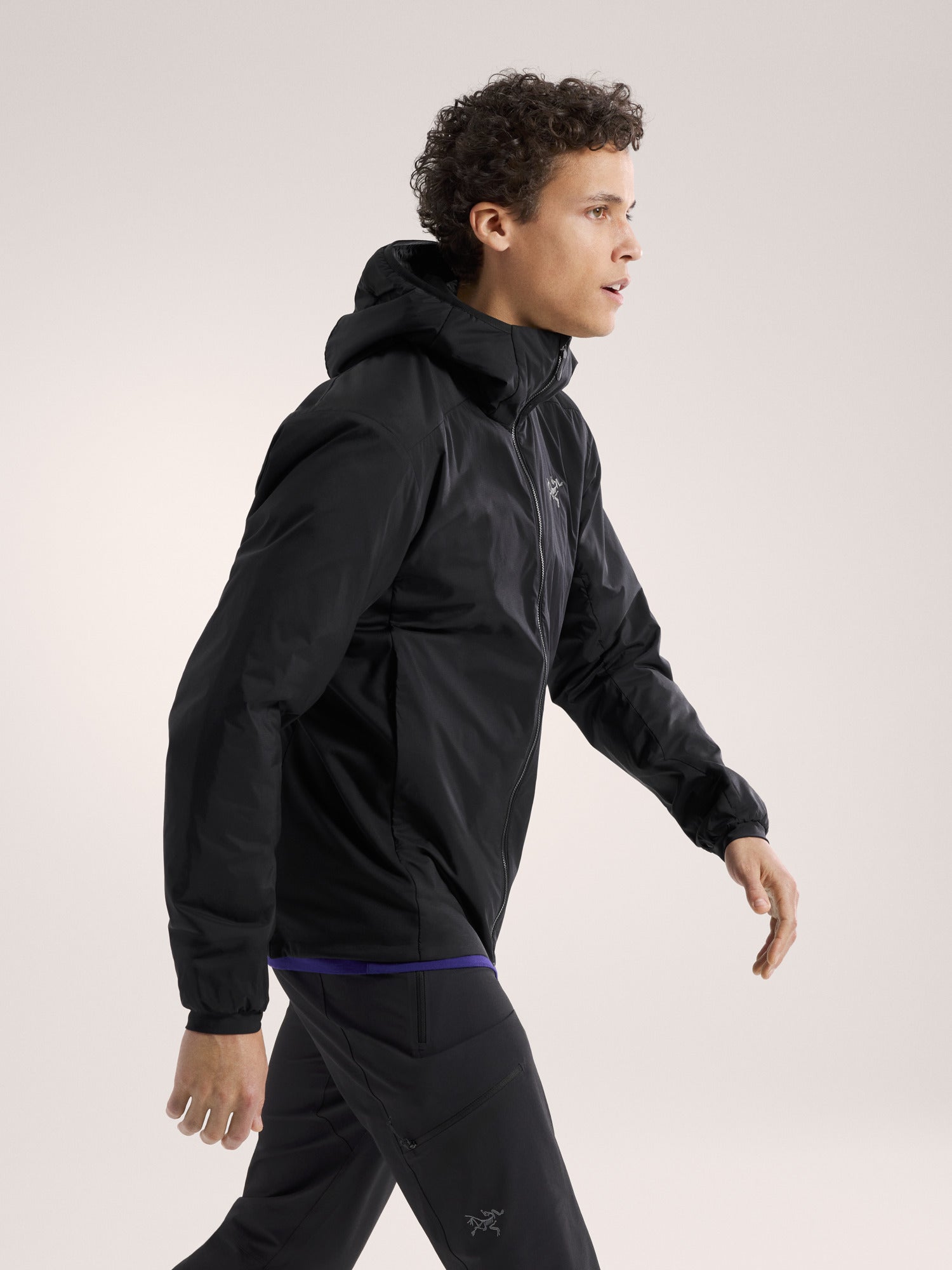 Atom Hoody Men's Lightweight Water-Resistant Hooded Jacket - Perfect for Outdoor Activities, Hiking & Casual Wear