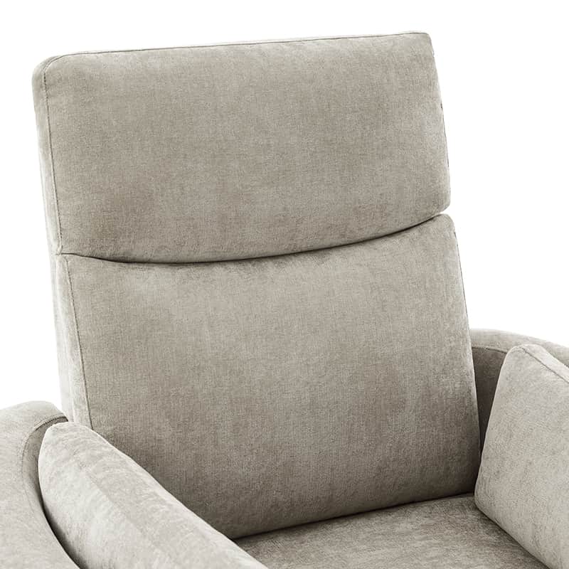 Monica Swivel Rocker Power Recliner Chair with Adjustable Headrest & Lumbar Support - Optional Removable Pillows - Perfect for Living Room, Home Theater & Relaxation