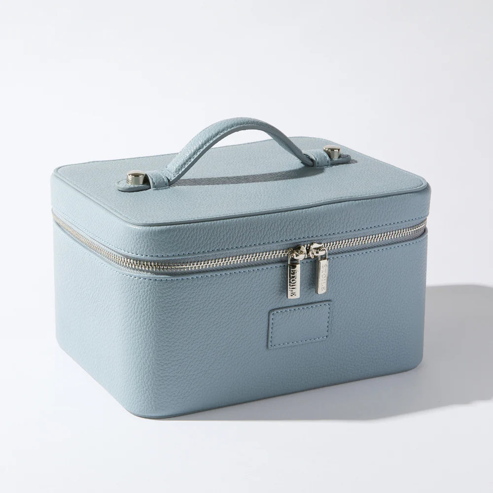 Vanity Case - Elegant Makeup Organizer with Mirror & Storage for Women | Perfect for Travel, Home, and Salon Use