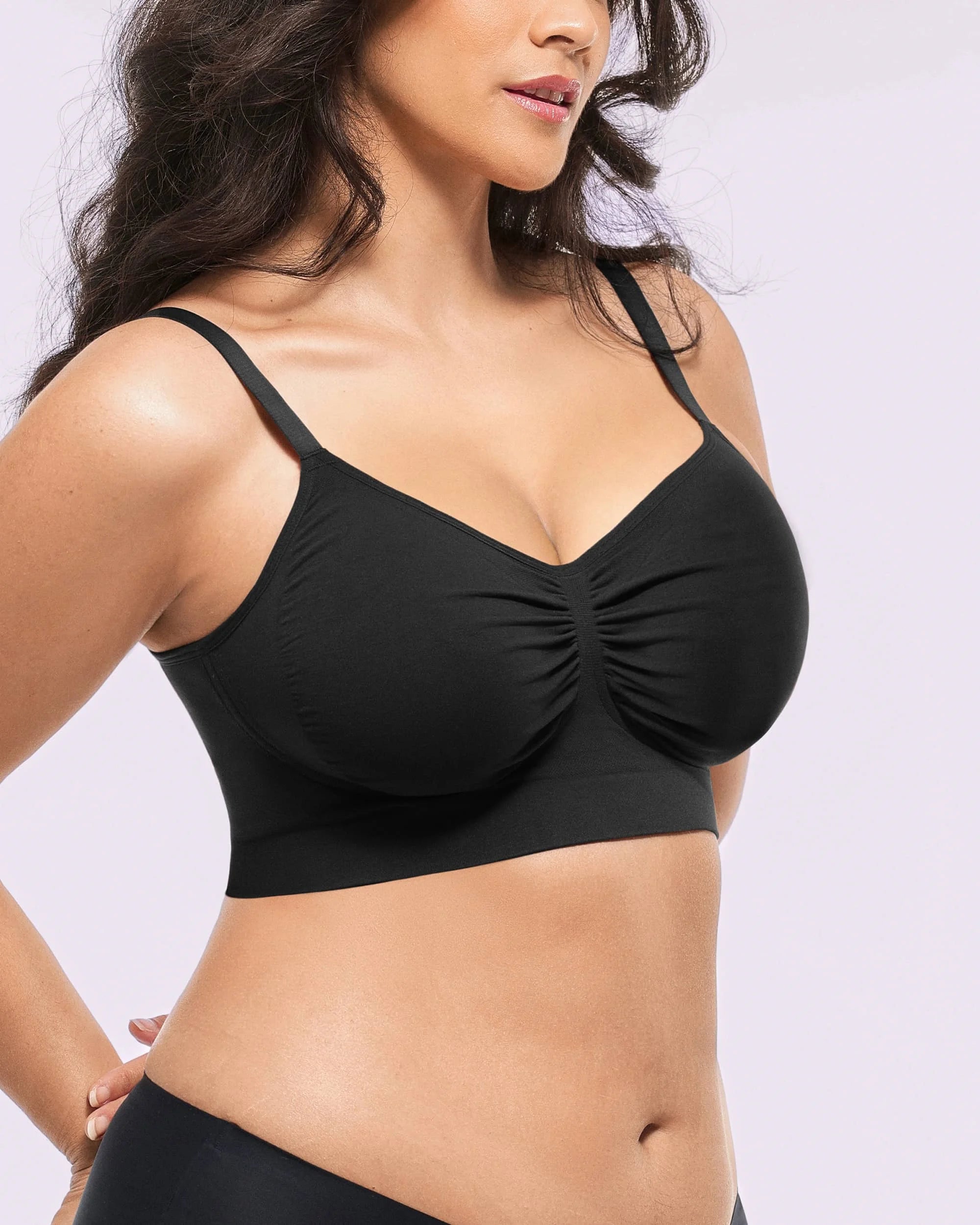 Wireless Comfort Bra - Seamless Unlined Support for Everyday Wear - Perfect for Yoga, Workouts, and Lounge Wear