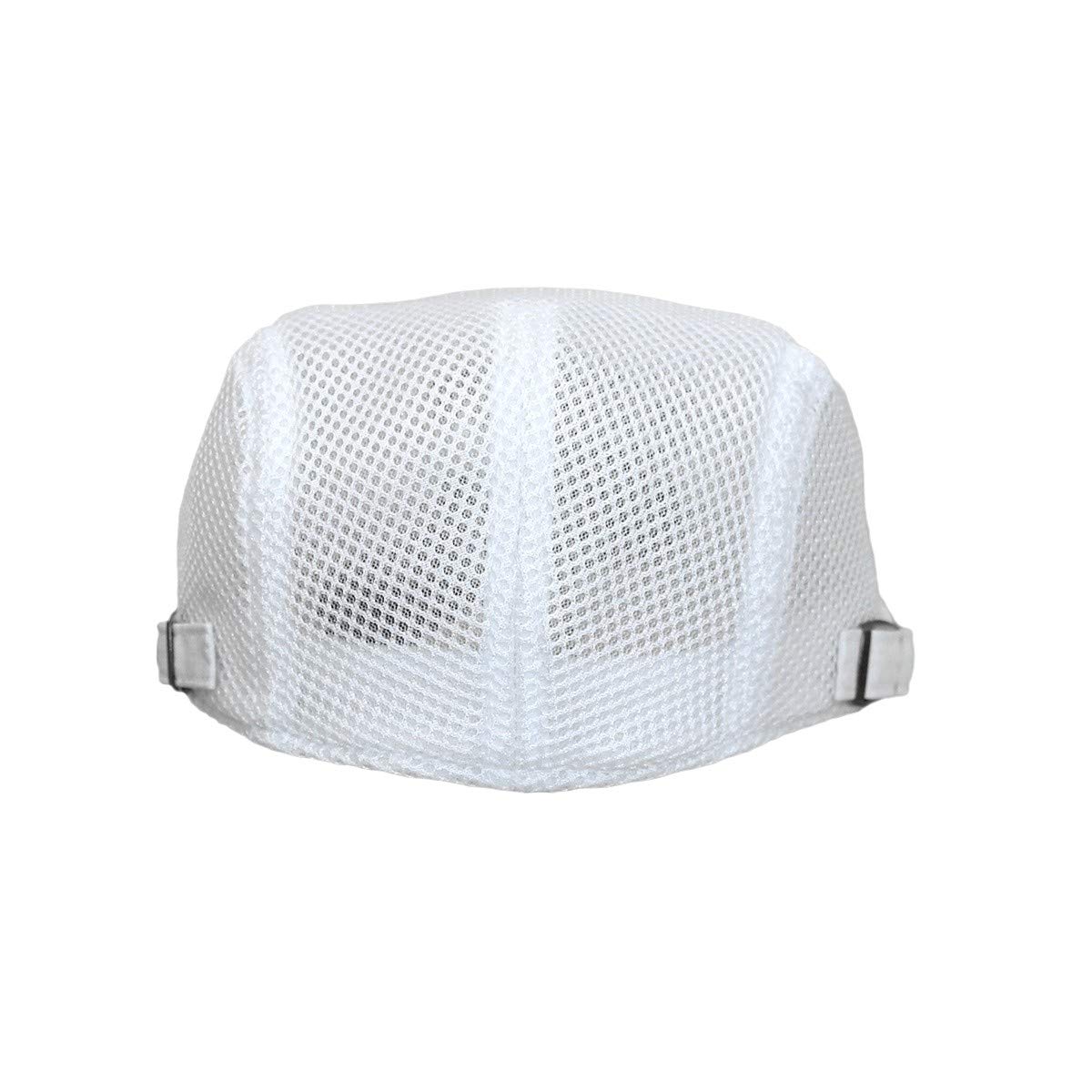 WITHMOONS Ivy Cap Summer Mesh Newsboy Irish Golf Hats for Men & Women - Breathable UV Protection Outdoor Sun Hat for Golf, Tennis, Hiking, Travel & Casual Wear (TZ30046)