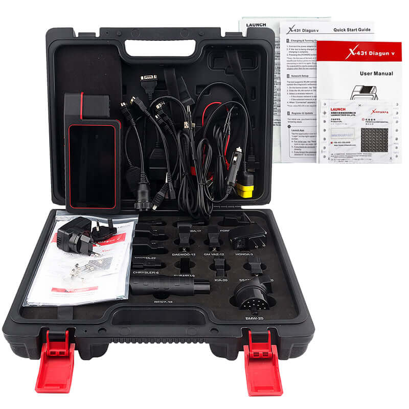 2025 LAUNCH X431 Diagun V Professional OBD2 Scanner - ECU Coding, Bidirectional Control & Full System Diagnostics for Cars, Trucks & SUVs - Perfect for Mechanics, DIY Auto Repair & Vehicle Maintenance