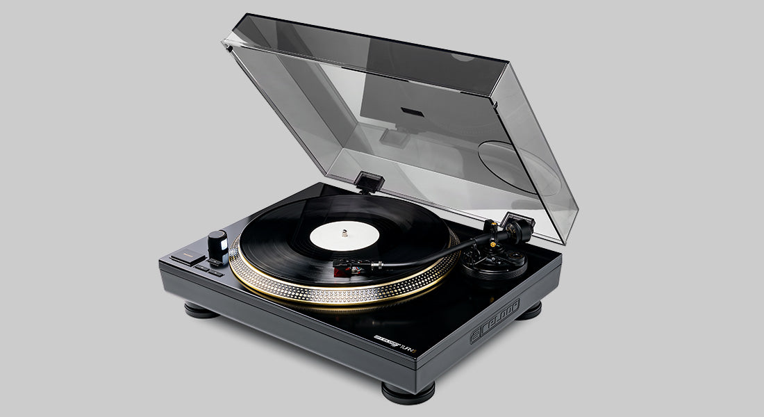 Reloop Turn 5 Direct Drive Professional DJ Turntable with HiFi Sound System - Perfect for Home DJing, Music Production & Vinyl Record Playback