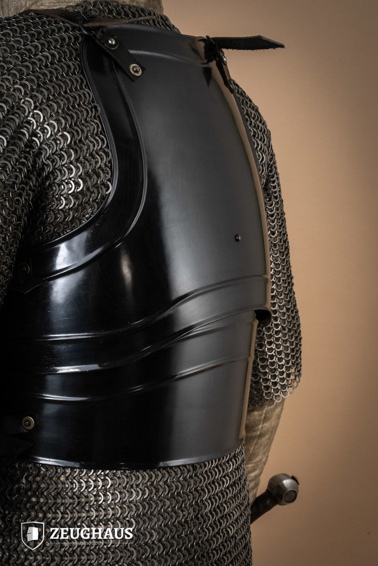 Cuirass Warrior Burnished Armor - Medieval Knight Costume for Cosplay, LARP & Renaissance Fairs | Authentic Historical Reenactment Gear