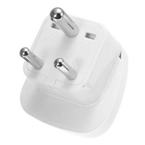 2/3 Pin Universal Travel Plug Adapter for India & Pakistan - Power Converter for Laptops, Phones & Devices - Perfect for Business Trips & Vacations