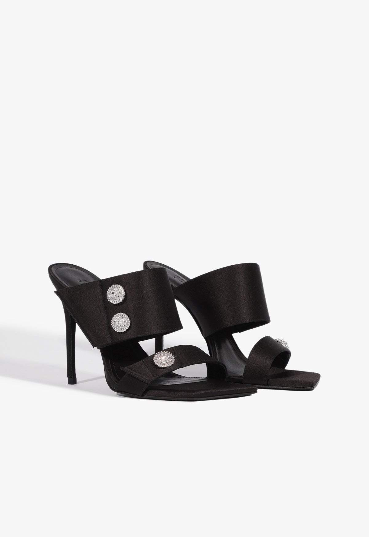 Yasmeen Women's Satin High Heel Sandals - 24mm Heel Height for Parties & Evening Events | Style #S2203300240001