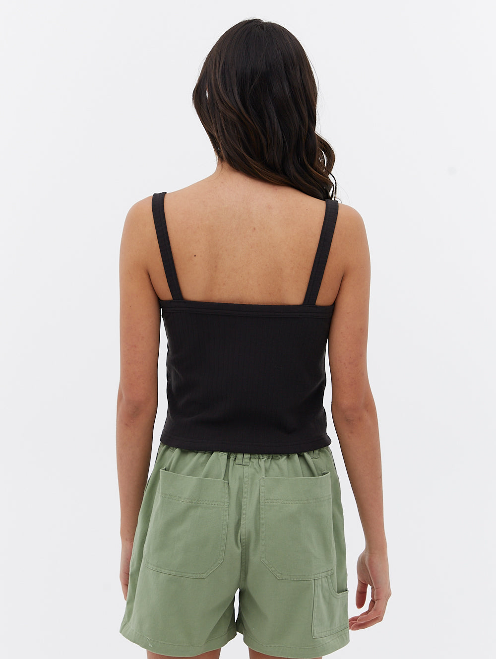 Sudell Women's Square Neck Tank Top - Soft Stretchy Casual Sleeveless Shirt for Summer, Workout, and Layering