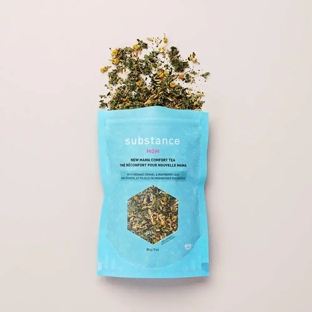 Matter Company Substance New Mama Comfort Tea - Herbal Tea for Postpartum Recovery & Relaxation - Perfect for New Moms After Delivery & Breastfeeding