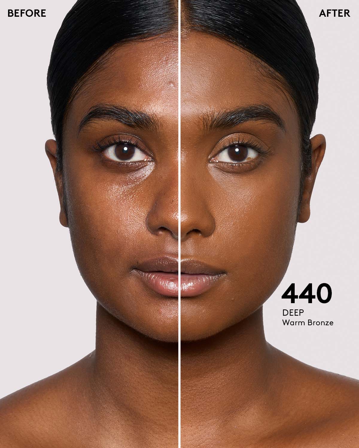 Soft'lit Naturally Luminous Longwear Foundation - 440 Warm Beige | Full Coverage Liquid Makeup for Flawless Skin | Perfect for Daily Wear & Special Occasions