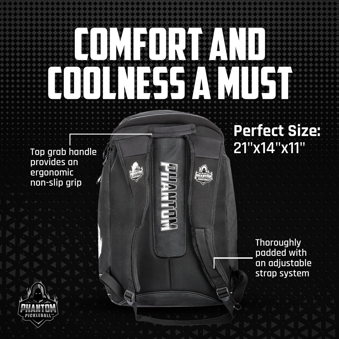 Phantom Pickleball Pro Tour Bag - Durable & Spacious Pickleball Equipment for Professionals & Enthusiasts | Perfect for Tournaments, Training & Travel
