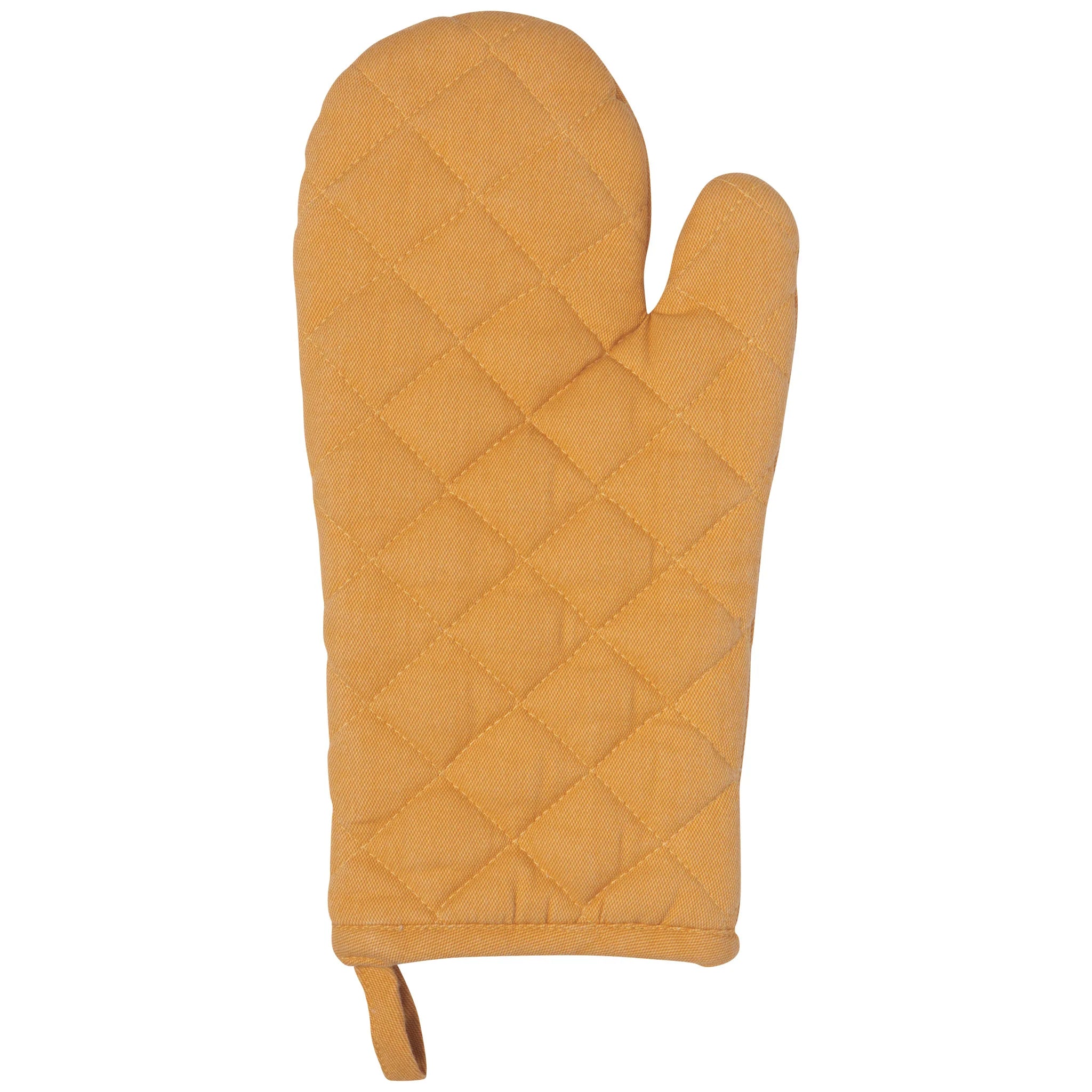 Premium Stonewash Heirloom Ochre Oven Mitt & Potholder Set - Heat Resistant Kitchen Accessories for Baking, Cooking & Grilling - Perfect for Holiday Gifts & Home Decor