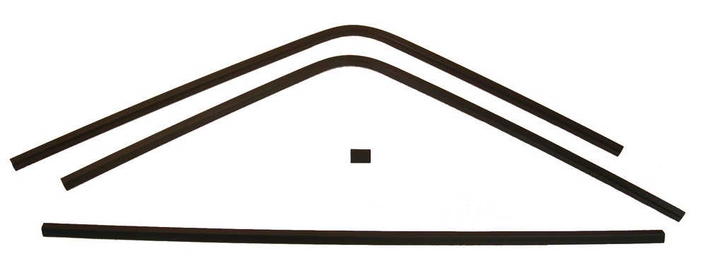 1968-1970 Dodge Charger Rear Window Interior Trim Set - 4-Piece Kit for Classic Car Restoration & Interior Upgrade