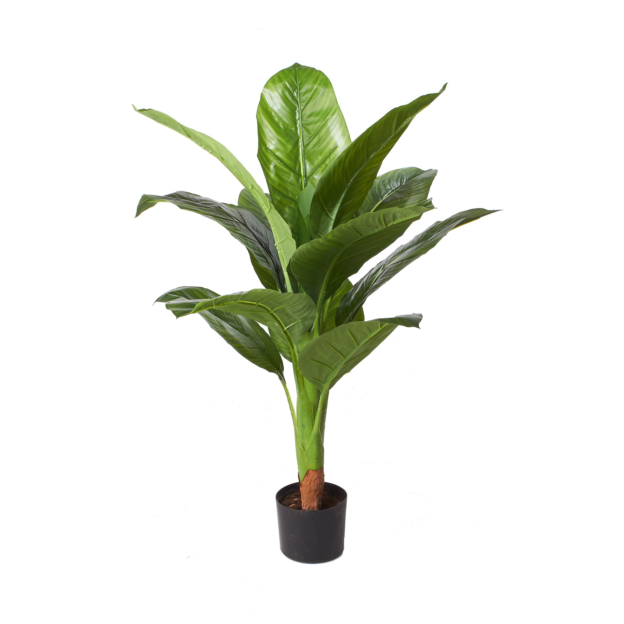 Premium Artificial Spathiphyllum Peace Lily Plant in Pot - Realistic Faux Tropical Houseplant for Home & Office Decor - Perfect Housewarming Gift (22