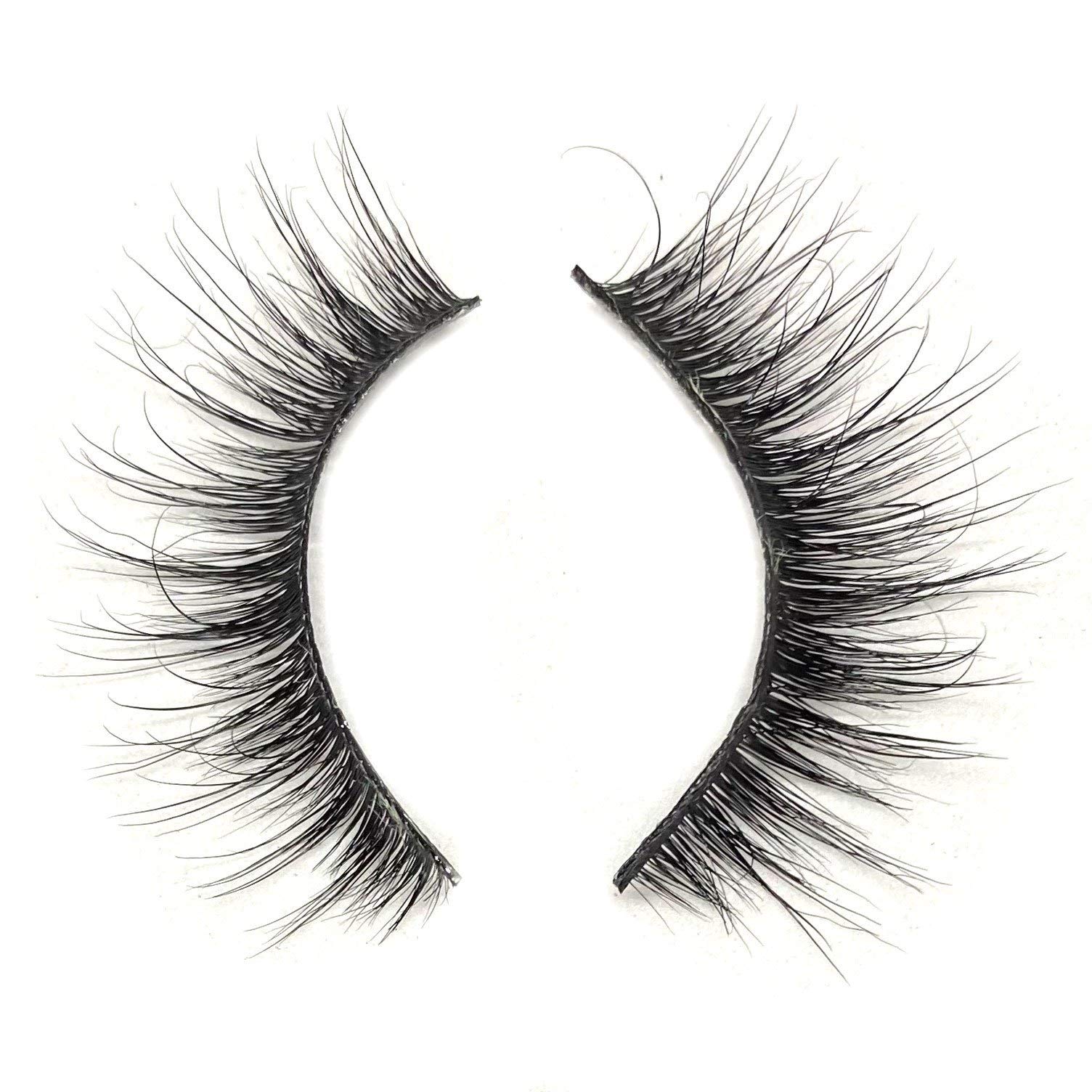Mink Magnetic Eyelashes Diva Lash – Natural Looking Single Lashes with Magnetic Eyeliner Set (5 Magnet Lashes) for Everyday Wear & Special Occasions