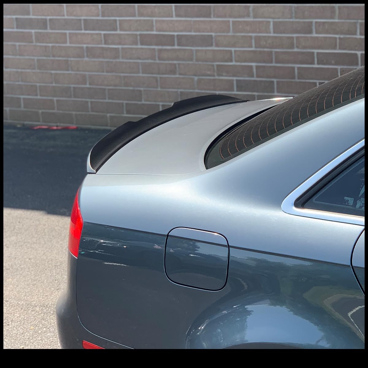 SpoilerKing Trunk Lip Spoiler with Center Cut (284GC) for Audi A4 2006-2008 - Enhance Style & Aerodynamics for Sedans