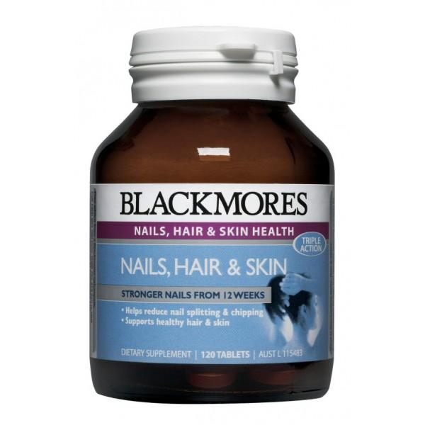 Blackmores Nails Hair & Skin Supplement - Biotin & Collagen for Stronger Nails, Healthy Hair & Glowing Skin | Supports Beauty & Wellness Routine