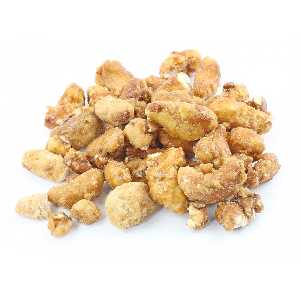 Oregon Farm Fresh Butter Toffee Cashews – 22oz Crunchy Sweet Coated Cashew Nuts – Healthy Nut Snacks for School, Office & Travel – Perfect for Gifts, Parties & Movie Nights
