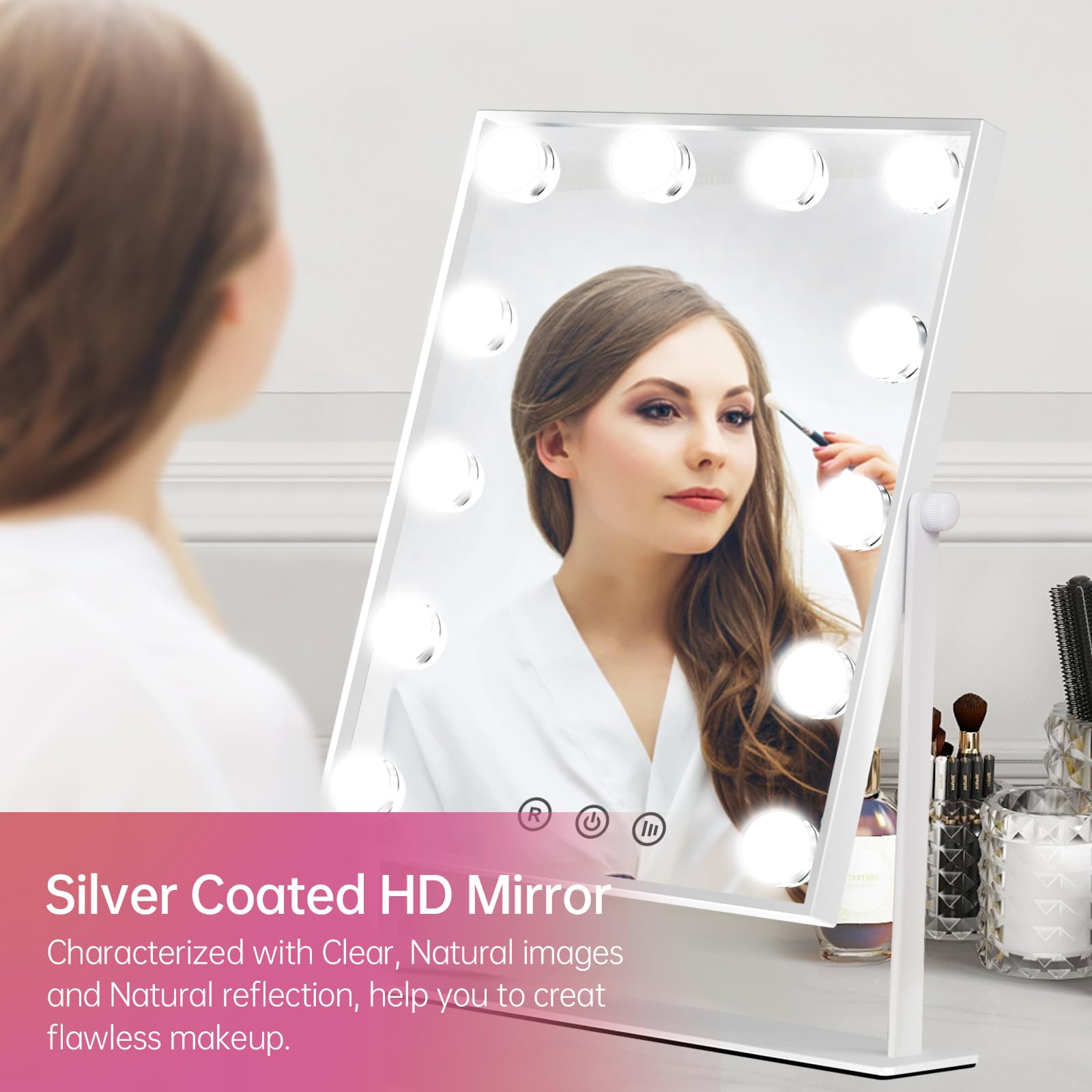 COSMIRROR Hollywood Vanity Mirror with Lights - 12