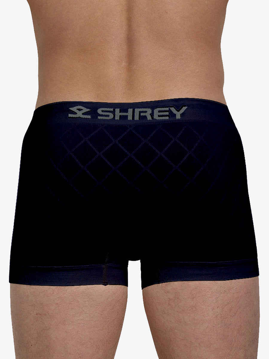 Shrey Athletic Supporters Trunks for Men - Comfortable Navy Blue Underwear for Sports & Workout - Ideal for Running, Gym & Active Lifestyle