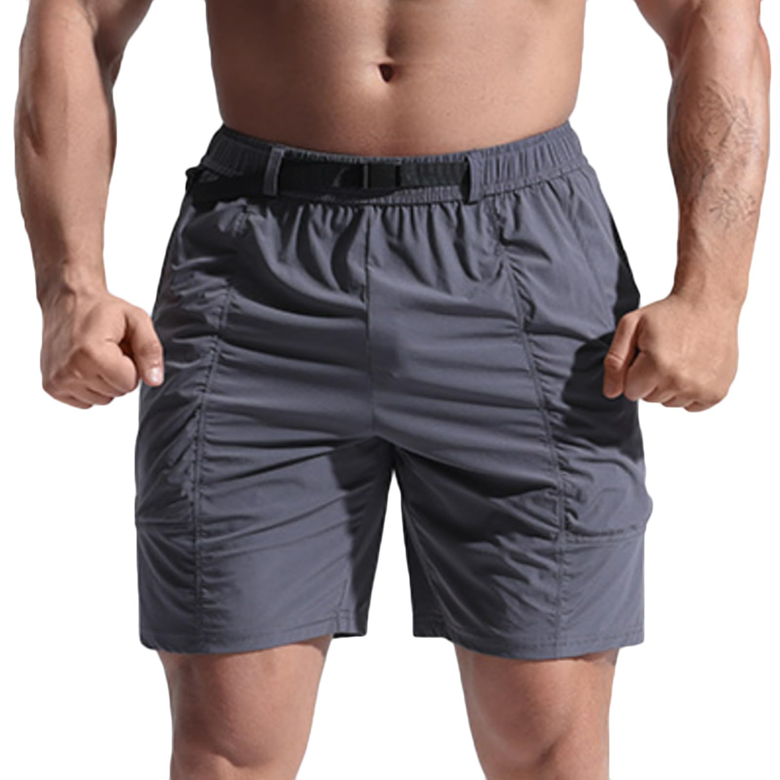 Men's Quick Dry Athletic Shorts - Gym Workout Running Shorts for Men & Boys - Breathable Comfort Fit for Summer, Beach & Casual Wear