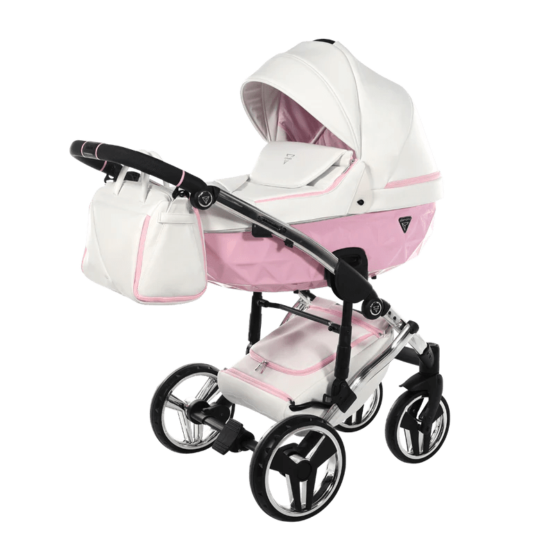 Junama Bonbon Pram Stroller - Lightweight Baby Stroller with Adjustable Canopy & Storage Basket | Perfect for Newborns, Infants & Toddlers | Ideal for Shopping, Travel & Daily Walks