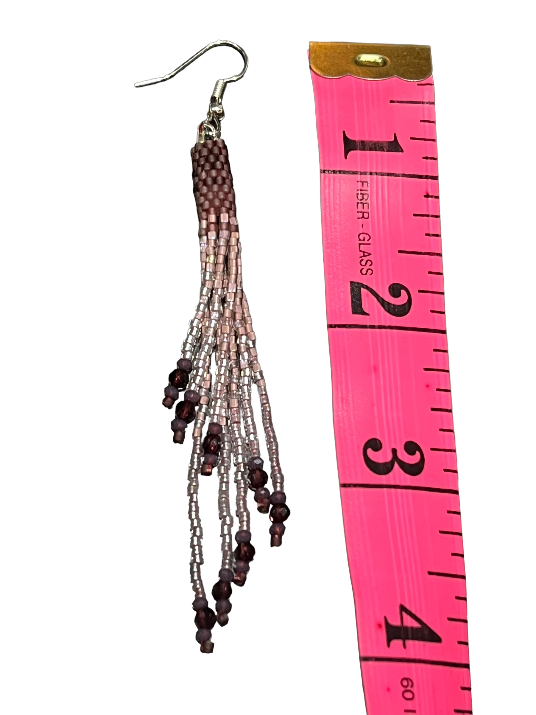 Epiphany Mini Beaded Tassel Earrings for Women - Bohemian Dangle Earrings with Crystal Beads - Perfect for Parties, Weddings & Everyday Wear